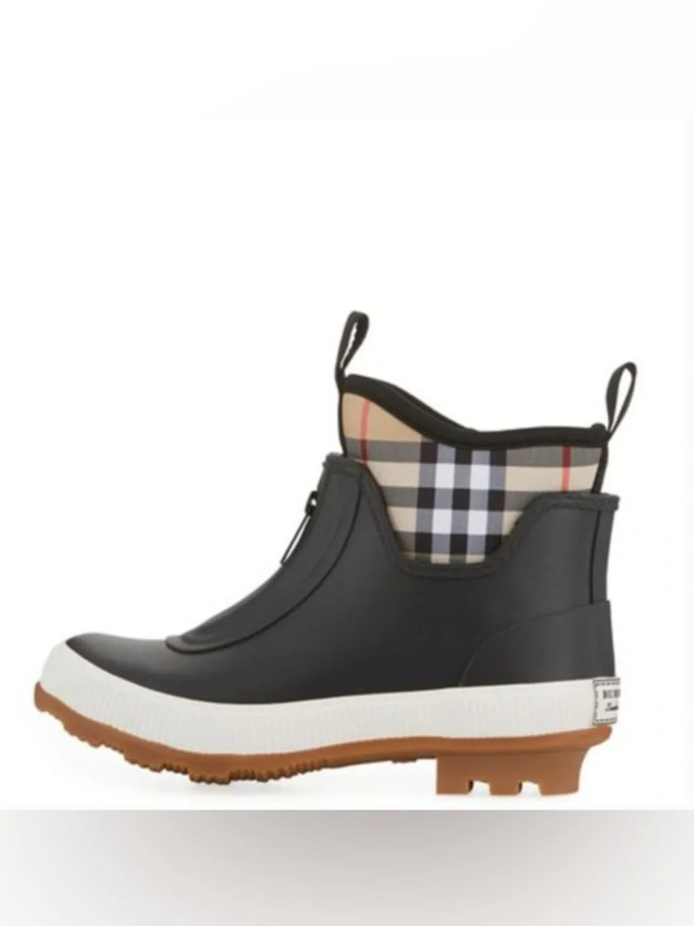 Burberry Vintage Check Neoprene and Rubber Rain Boots Toddler Girls size 7